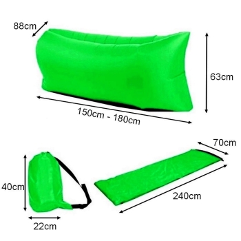 LAZY BAG AIR sofa-materac- leżak na powietrze Max-B